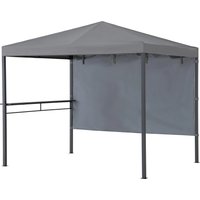 Sunjoy Whirlpool Pavillon Kabru aus Stoff 220 cm x 280 cm Grau Sunjoy Whirlpool Pavillon Kabru aus Stoff 220 cm x 280 cm Grau