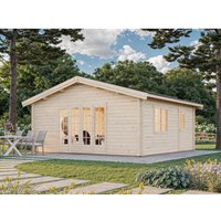 Palmako Gartenhaus Irene 540 x 540 cm Lackiert Dunkelgrau-Weiß FSC® – 17.47 qm Palmako Gartenhaus Irene 540 x 540 cm Lackiert Dunkelgrau-Weiß FSC® – 17.47 qm