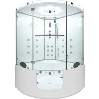 AquaVapore Dampfdusche Whirlpool Dusche Duschkabine K60-WS-TH-SC 140x140cm AquaVapore Dampfdusche Whirlpool Dusche Duschkabine K60-WS-TH-SC 140x140cm