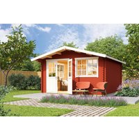 Lasita Gartenhaus Norderney 3 Schwedenrot 390 cm x 390 cm – 10 qm Lasita Gartenhaus Norderney 3 Schwedenrot 390 cm x 390 cm – 10 qm