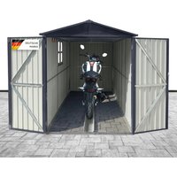 Albatros Premium Motorradgarage Verzinktes Metall in Anthrazit RAL 7016 169x308x191cm Albatros Premium Motorradgarage Verzinktes Metall in Anthrazit RAL 7016 169x308x191cm
