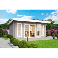 Lasita Gartenhaus Dorset 72 Lichtgrau 450 cm x 250 cm – 10.71 qm Lasita Gartenhaus Dorset 72 Lichtgrau 450 cm x 250 cm – 10.71 qm