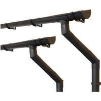 Inefa Dachrinnen Set PVC 2x 6m NW 100 Halbrund Gartenhaus Anthrazit Inefa Dachrinnen Set PVC 2x 6m NW 100 Halbrund Gartenhaus Anthrazit