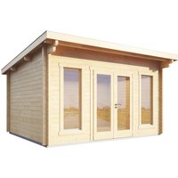 Holz-Gartenhaus/Gerätehaus Trondheim 70-A XL m. Dachpappe BxT: 360 cm x 300 cm – 10.24 qm Holz-Gartenhaus/Gerätehaus Trondheim 70-A XL m. Dachpappe BxT: 360 cm x 300 cm – 10.24 qm