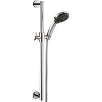 PaulGurkes Duschstangenset Kreuzgriff Duschstange Handbrause Schlauch Aufputzdusche