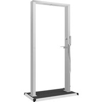 vidaXL Gartendusche mit Bodeneplatte WPC Edelstahl 3051294