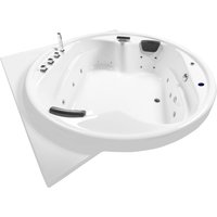 Basera® Indoor Podest-Whirlpool Badewanne XXL Gomera mit Ecke Basic 186 x 186 cm Basera® Indoor Podest-Whirlpool Badewanne XXL Gomera mit Ecke Basic 186 x 186 cm