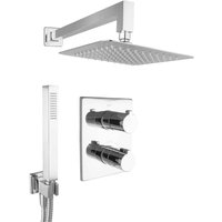 PaulGurkes Regendusche Dusche Komplett Set Duschsystem Unterputz 20cm Hochwertig