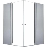 Glaszentrum Hagen - L-Form 65x65x195cm Dusckabine Eckdusche Duschabtrennung