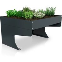 Juskys Mähroboter Garage mit Pflanzkasten Juskys Mähroboter Garage mit Pflanzkasten