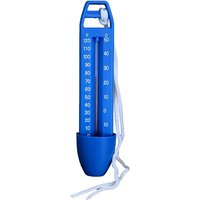 Evolution Thermometer Blau 15 cm mit Schnur Temperatur Messung °C & °F Pool Schwimmbad