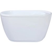 Vente-unique Sitzbadewanne Piccola Weiß 120 cm