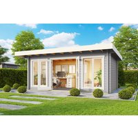 Lasita Gartenhaus Dorset 73 Lichtgrau 480 cm x 250 cm – 11.42 qm Lasita Gartenhaus Dorset 73 Lichtgrau 480 cm x 250 cm – 11.42 qm