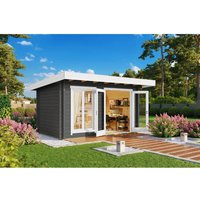 Lasita Gartenhaus Dorset 71 Carbongrau 400 cm x 250 cm – 9.25 qm Lasita Gartenhaus Dorset 71 Carbongrau 400 cm x 250 cm – 9.25 qm