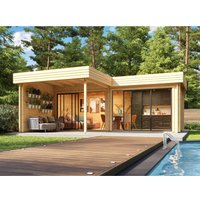 Fjordholz Gartenhaus Alu Concept Lasse 44 B Naturbelassen – 18.82 qm Fjordholz Gartenhaus Alu Concept Lasse 44 B Naturbelassen – 18.82 qm
