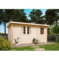 Fjordholz Gartenhaus Modell Carin 44 B Vollholz-Tür Kiefer Imprägniert – 6.05 qm Fjordholz Gartenhaus Modell Carin 44 B Vollholz-Tür Kiefer Imprägniert – 6.05 qm
