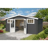 Lasita Gartenhaus Washington 480 cm x 376 cm Carbongrau – 11.76 qm Lasita Gartenhaus Washington 480 cm x 376 cm Carbongrau – 11.76 qm