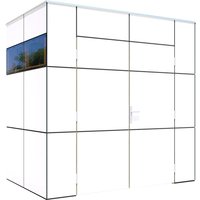 Bertilo Gartenhaus HPL Mini Weiß 231 cm x 152 cm FSC® – 0.44 qm Bertilo Gartenhaus HPL Mini Weiß 231 cm x 152 cm FSC® – 0.44 qm