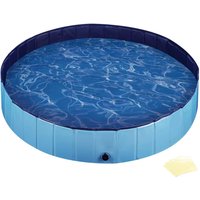 Fudajo Hundepool 160x30cm Hundeschwimmbad Hundeplanschbecken Hundebadewanne