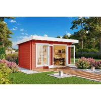Lasita Gartenhaus Dorset 71 Schwedenrot 400 cm x 250 cm – 9.25 qm Lasita Gartenhaus Dorset 71 Schwedenrot 400 cm x 250 cm – 9.25 qm