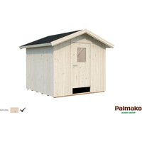 Palmako Lucas Holz-Gartenhaus Natur Satteldach Unbehandelt 233 cm x 239 cm – 5.57 qm Palmako Lucas Holz-Gartenhaus Natur Satteldach Unbehandelt 233 cm x 239 cm – 5.57 qm
