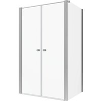 Aquabatos Pendeltür Duschkabine Eckdusche mit Schwingtür 95 x 100 x 197 cm Bad Duschabtrennung Duschtrennwand