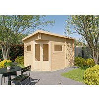 Fjordholz 5-Eck Gartenhaus Modell Leva 2D Farblos Imprägniert – 9.46 qm Fjordholz 5-Eck Gartenhaus Modell Leva 2D Farblos Imprägniert – 9.46 qm