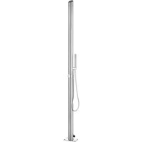 vidaXL Gartendusche 220 cm Edelstahl 315942
