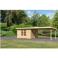 Karibu Gartenhaus Jeebel 4 m. Schleppdach 400 cm Naturbelassen – 7.42 qm Karibu Gartenhaus Jeebel 4 m. Schleppdach 400 cm Naturbelassen – 7.42 qm