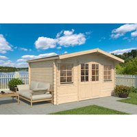 Fjordholz Gartenhaus Modell Sören 44 Farblos Imprägniert – 7.08 qm Fjordholz Gartenhaus Modell Sören 44 Farblos Imprägniert – 7.08 qm