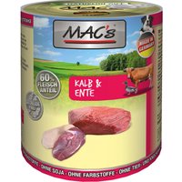 Mac‘s Hunde-Nassfutter Kalb und Ente 800 g Mac‘s Hunde-Nassfutter Kalb und Ente 800 g
