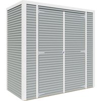 Bertilo Holz-Gartenhaus Box 1 Grau 208 cm x 103 cm FSC® – 0.46 qm Bertilo Holz-Gartenhaus Box 1 Grau 208 cm x 103 cm FSC® – 0.46 qm