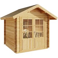 Alpholz Gartenhaus Palma 261x261cm Naturbelassen – 6.39 qm Alpholz Gartenhaus Palma 261x261cm Naturbelassen – 6.39 qm