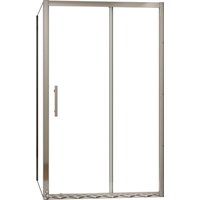 AICA Duschkabine Schiebetür 140x190cm mit Seitenwand 90x190cm Eckeinstieg 8mm Nano ESG-Glas Eckdusche Duschtür