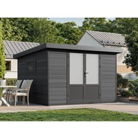 Fjordholz WPC Gartenhaus Modell Style DeLuxe 8,4 m² – 6.44 qm Fjordholz WPC Gartenhaus Modell Style DeLuxe 8,4 m² – 6.44 qm