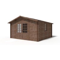 Altanka Gartenhaus Gerätehaus 15.2 m2 3.9×3.9 m 34 mm Imprägniert DOM563 – 10.36 qm Altanka Gartenhaus Gerätehaus 15.2 m2 3.9×3.9 m 34 mm Imprägniert DOM563 – 10.36 qm