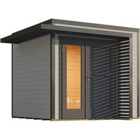 Weka Gartenhaus Amberley 1,5-Fache Tür Grau-Anthrazit 250 cm x 250 cm – 6.99 qm Weka Gartenhaus Amberley 1,5-Fache Tür Grau-Anthrazit 250 cm x 250 cm – 6.99 qm