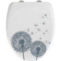Wenko WC-Sitz Astera Duroplast mit Absenkautomatik Weiß-Grau Wenko WC-Sitz Astera Duroplast mit Absenkautomatik Weiß-Grau