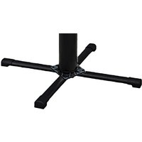 Universal Standfuß Verstellbar für Gartenduschen 10 cm x 80 cm x 80 cm Schwarz