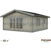 Palmako Irene Holz-Gartenhaus Grau Satteldach Tauchgrundiert 540 cm Palmako Irene Holz-Gartenhaus Grau Satteldach Tauchgrundiert 540 cm