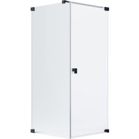 Schöner Wohnen Eckdusche Drehtür u. Seitenwand L Chrom 90 x 100 x 200 cm