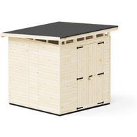 Upyard Gartenhaus Strongbox L mit Fundament 203 cm x 203 cm Natur FSC® – 0.62 qm Upyard Gartenhaus Strongbox L mit Fundament 203 cm x 203 cm Natur FSC® – 0.62 qm