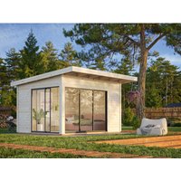 Palmako Gartenhaus Andrea Slide 390 x 300 cm Dunkelgrau-Anthrazit FSC® - 10.3 qm Palmako Gartenhaus Andrea Slide 390 x 300 cm Dunkelgrau-Anthrazit FSC® - 10.3 qm