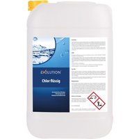 Evolution Chlor Flüssig 25 kg Desinfektion Für Dosieranlagen Schwimmbad Pool