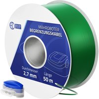 ECD Germany 50m Universal Begrenzungskabel für Mähroboter 12 Verbinder ECD Germany 50m Universal Begrenzungskabel für Mähroboter 12 Verbinder