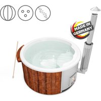 Holzklusiv Hot Tub Saphir 180 Thermoholz Spa Wanne Weiß Holzklusiv Hot Tub Saphir 180 Thermoholz Spa Wanne Weiß
