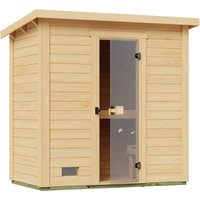 Weka Saunahaus Kaapi 1 Dampfbad-Ofen Natur