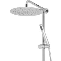 PaulGurkes Aufputz Set mit 30 cm Regendusche Brausegarnitur Duschsystem