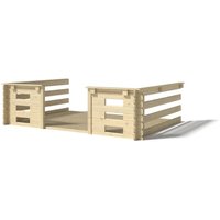 Altanka Veranda zum Gartenhaus 3×2 m Farbe Holz DOM142 – 2.48 qm Altanka Veranda zum Gartenhaus 3×2 m Farbe Holz DOM142 – 2.48 qm