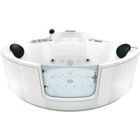 AcquaVapore Whirlpool Pool Badewanne Eckwanne Wanne W60-TH 140×140 mit Tür Walk- AcquaVapore Whirlpool Pool Badewanne Eckwanne Wanne W60-TH 140×140 mit Tür Walk-